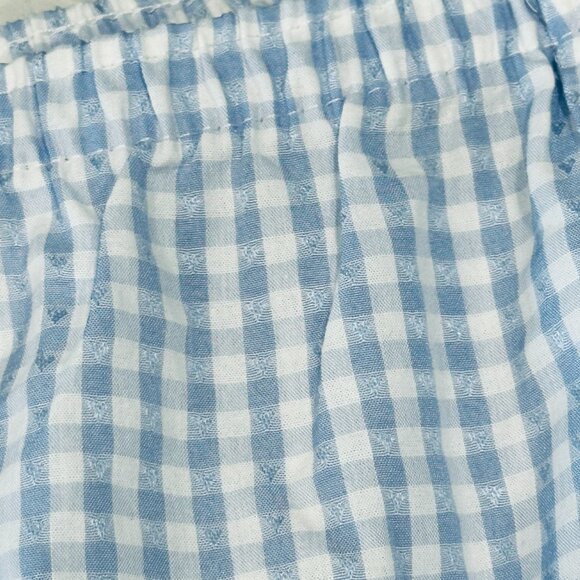 NWT Black Ibis Womens Sz XL Boxer Lounge Sleep Shorts Blue Gingham Plaid Comfort - Picture 8 of 10